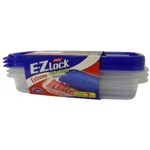 DÓZA NA POTRAVINY EZ LOCK OBDEL. 550ML / 25,9X11,2X4,1CM / PLAST / ČIRÁ