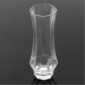 Váza sklo čirá 24,5cm