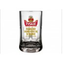Džbánek pivní 0,5L s cejchem, masivní pivní půllitr Salzburg s dekorem pivovaru TYSKIE