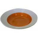 Talíř polévkový,  22, 8 x 4, 6 cm keramika